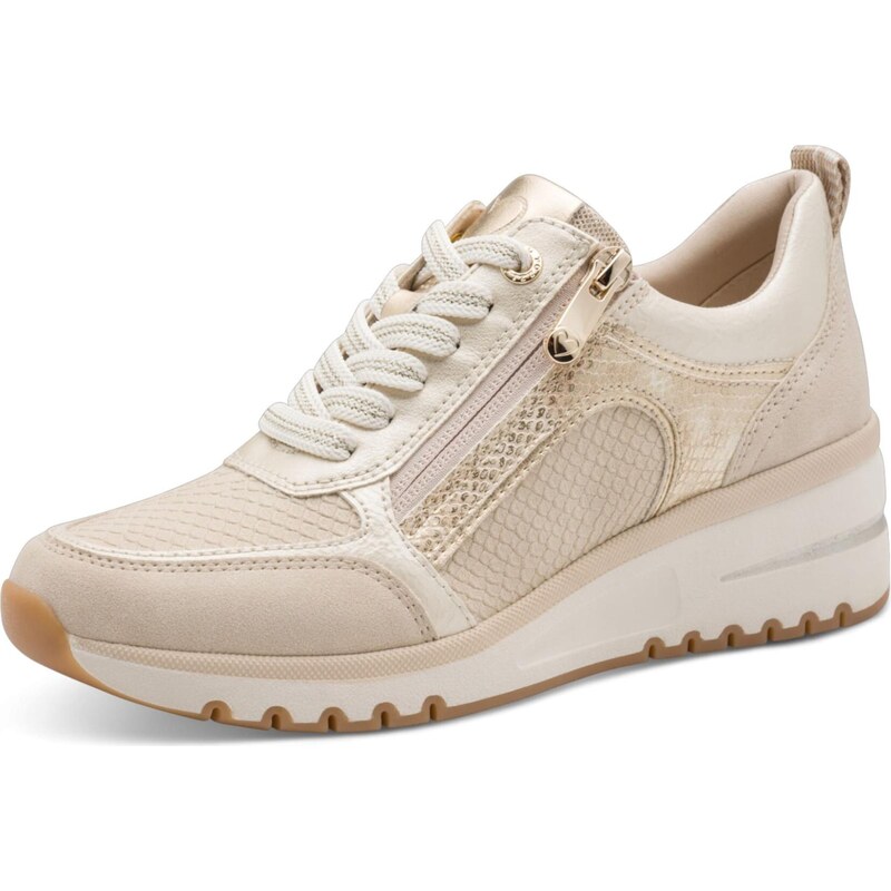 MARCO TOZZI Športové šnurovacie topánky krémová 67562687