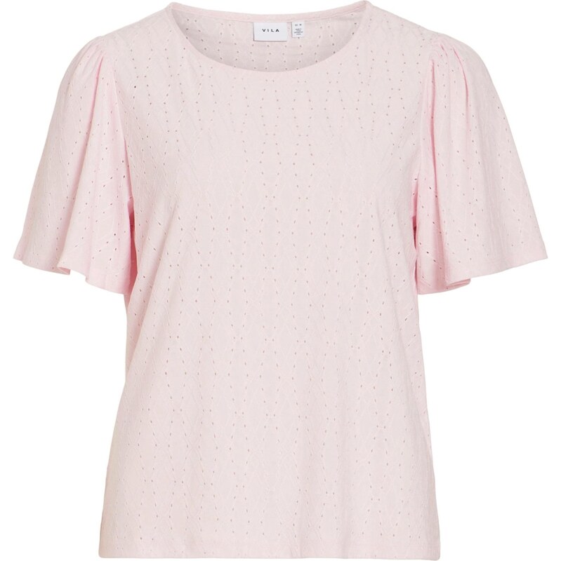 VILA Tričko VIBelli ružová 67562727