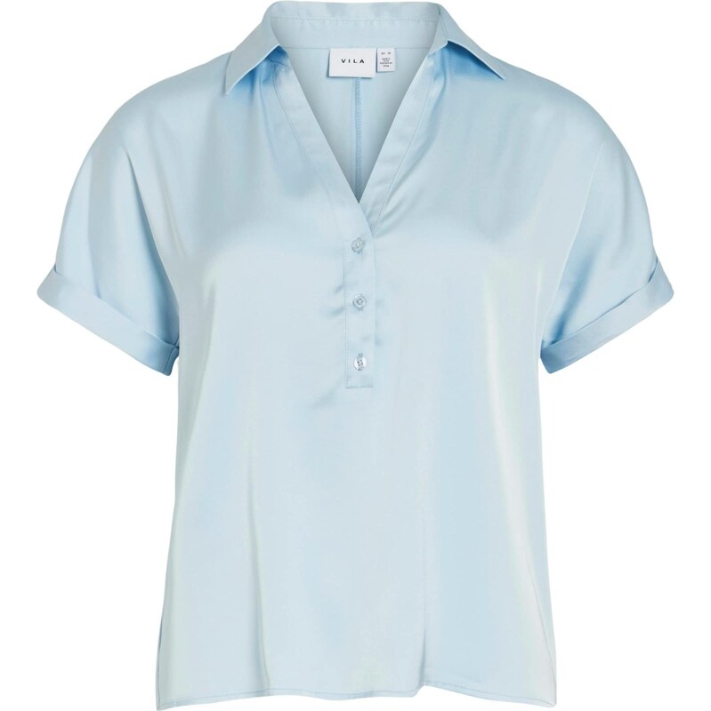 VILA Blúzka VIENNA RAVENNA svetlomodrá 67562725