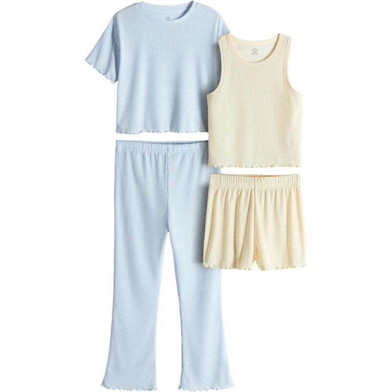 The Set Pyžamo modrá / svetložltá 67562787