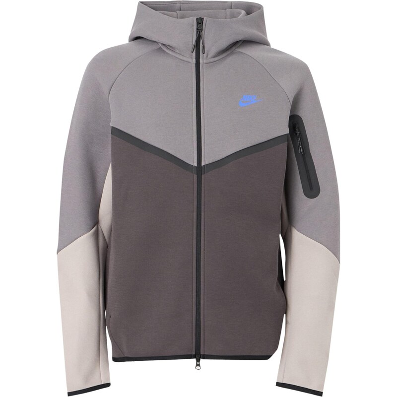 Nike Sportswear Tepláková bunda Tech Fleece sivá / antracitová / 67562788
