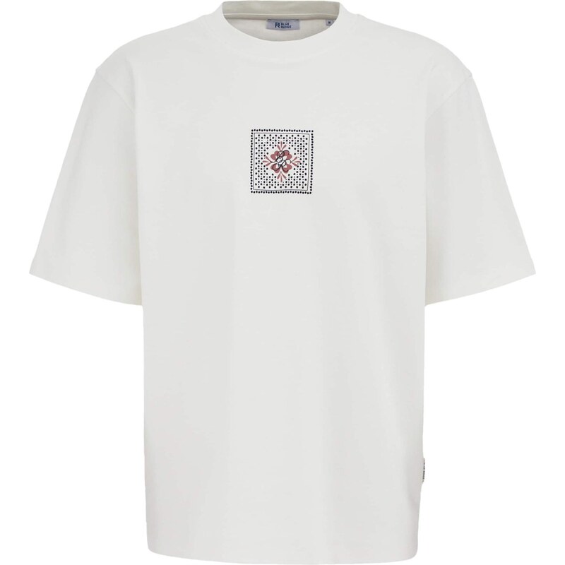 WE Fashion Tričko námornícka modrá / čierna / biela 67562802