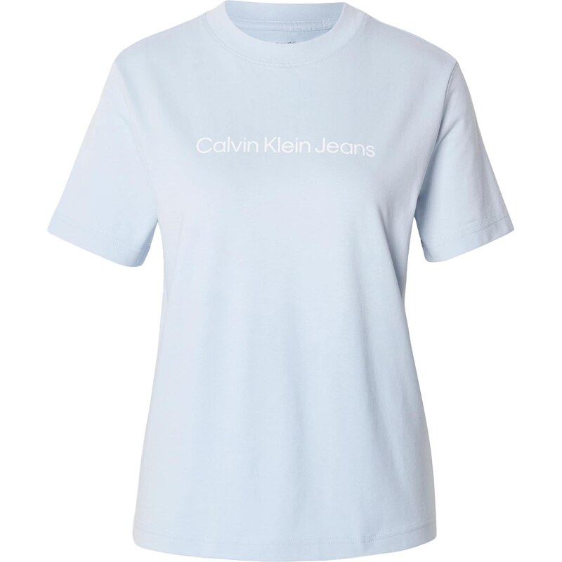 Calvin Klein Jeans Tričko svetlomodrá / biela 64957356