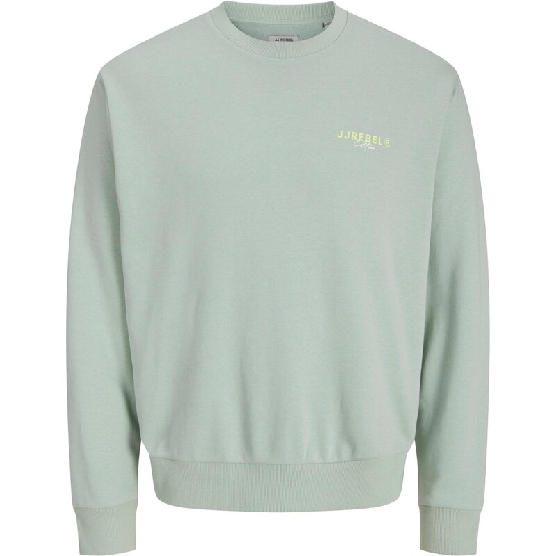 JJ Rebel Mikina JREBHAYDEN svetlosivá / jablková / biela 67562838