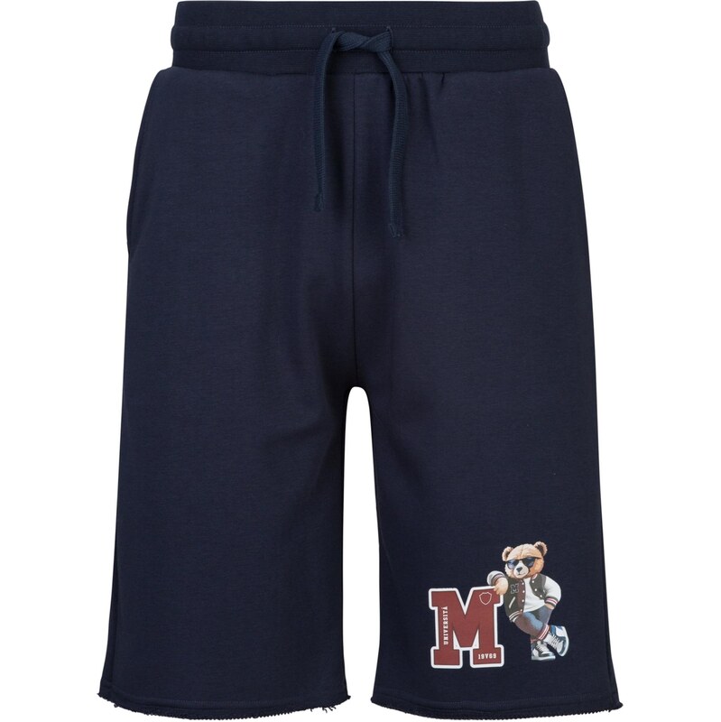 19V69 ITALIA Nohavice MEO námornícka modrá / červená / čierna / biela 67562920