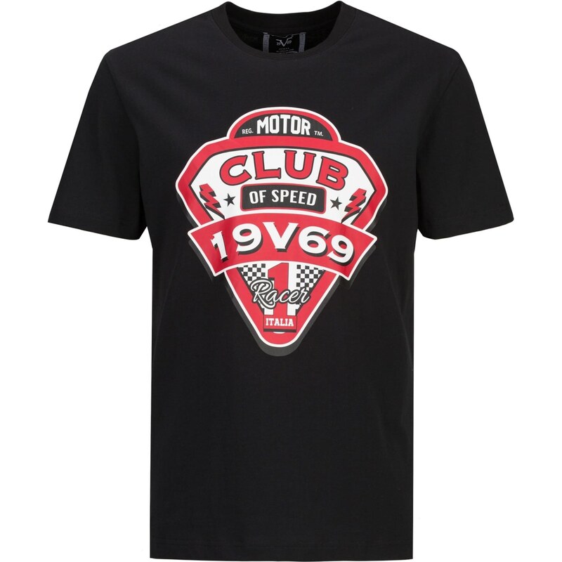 19V69 ITALIA Tričko Rafael Racing Club modrá / červená / čierna / 67562894