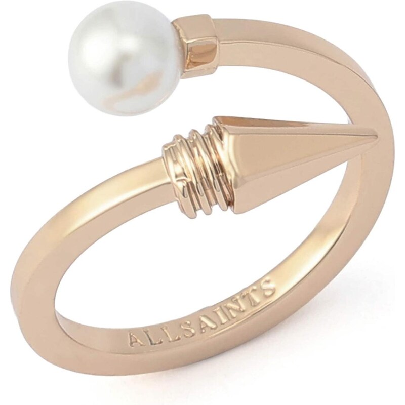 AllSaints Prsteň Hazel Pearl zlatá / perlovo biela 67562951