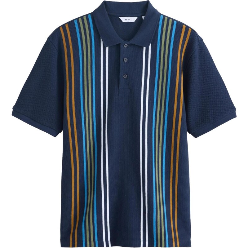 Next Tričko námornícka modrá / nebesky modrá / oranžová 67562958