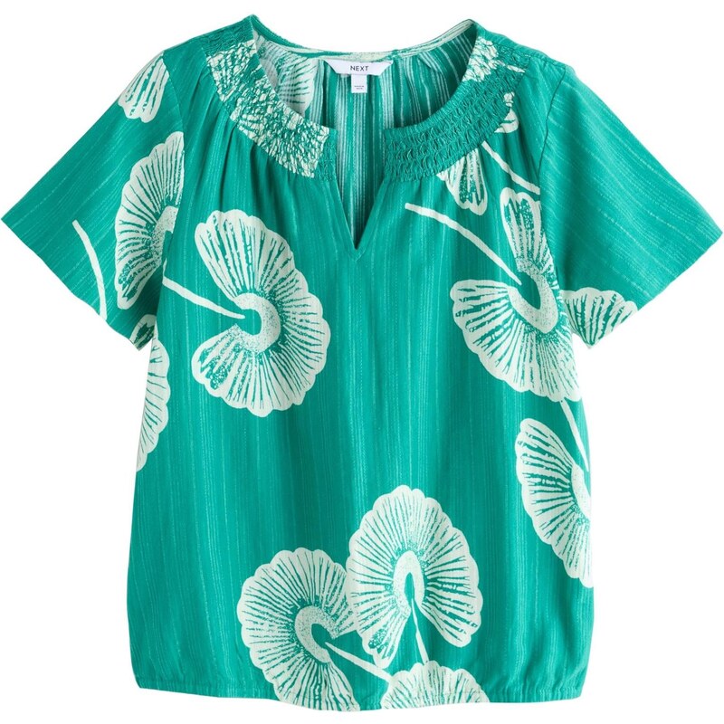 Next Blúzka tyrkysová / mätová / biela 67562963