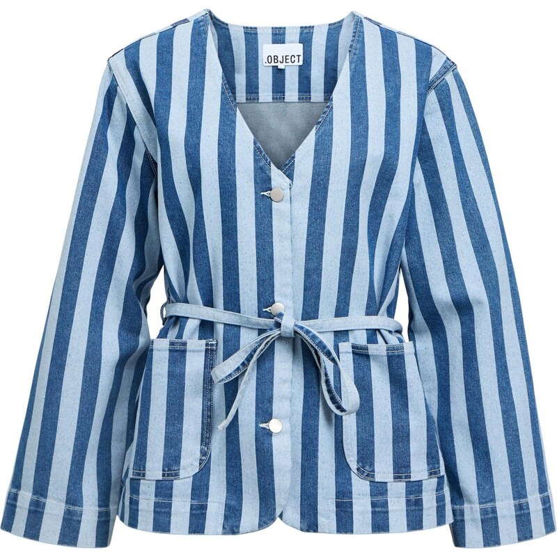 OBJECT Prechodná bunda OBJSteffi modrá denim / svetlomodrá 67562968