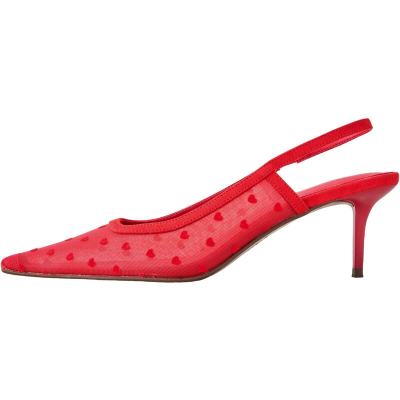 Next Lodičky s otvorenou pätou červená 67562977