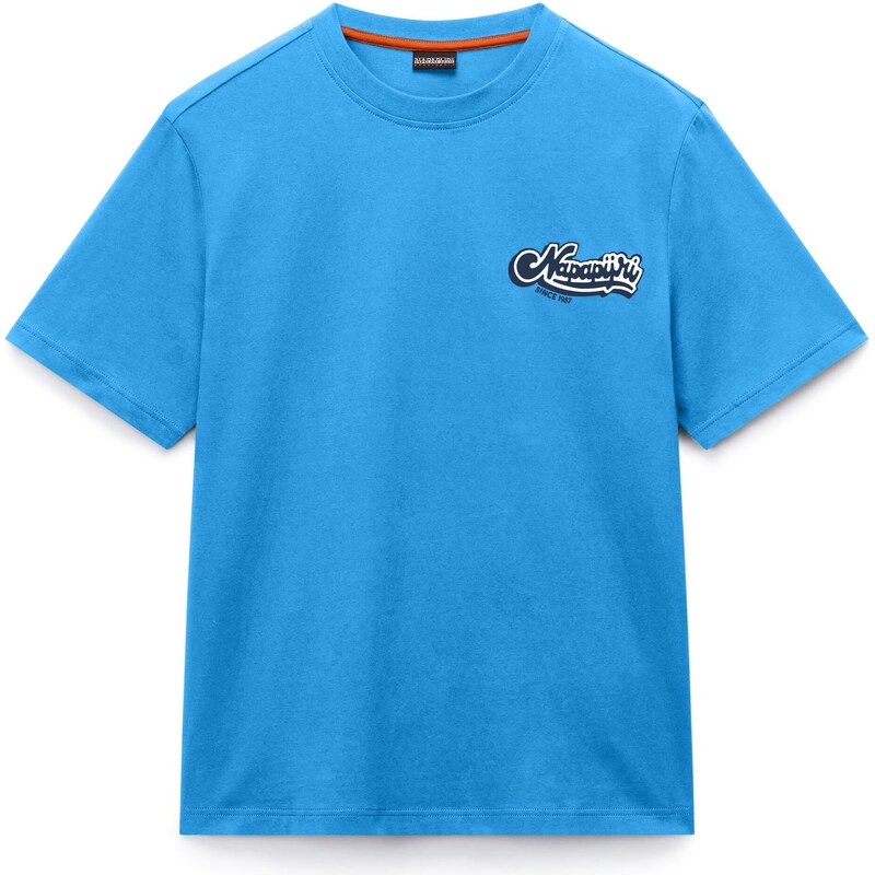 NAPAPIJRI Tričko S-ZINC modrá / námornícka modrá / biela 67563012