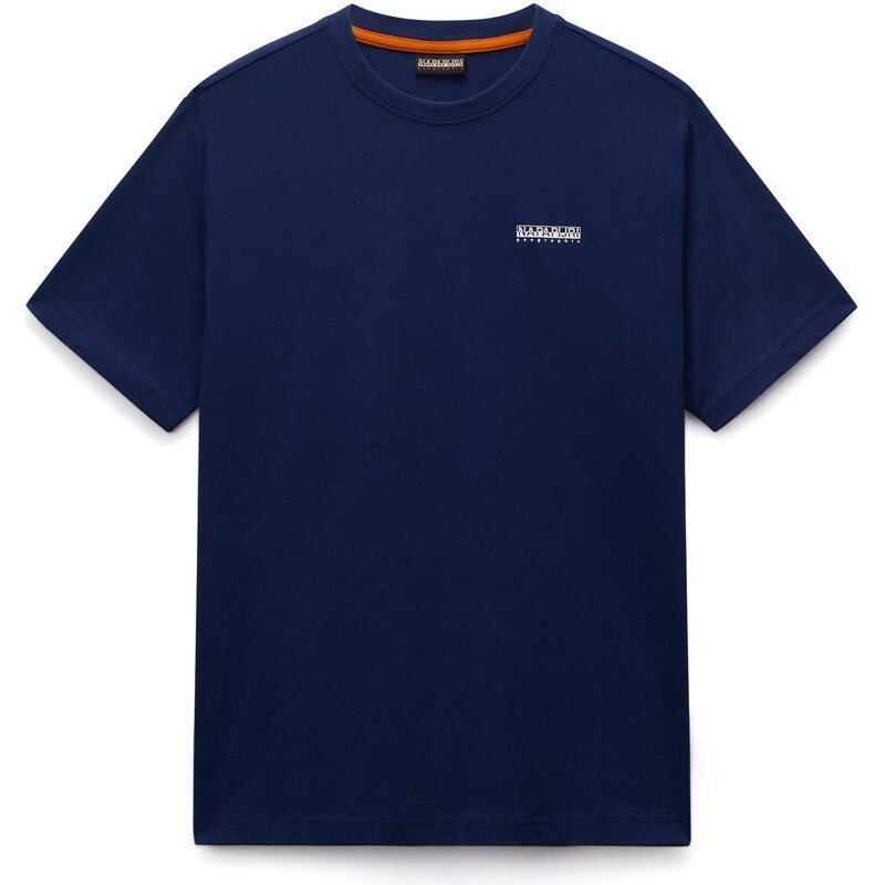 NAPAPIJRI Tričko S-Flint tmavomodrá / jablková / biela 67563014