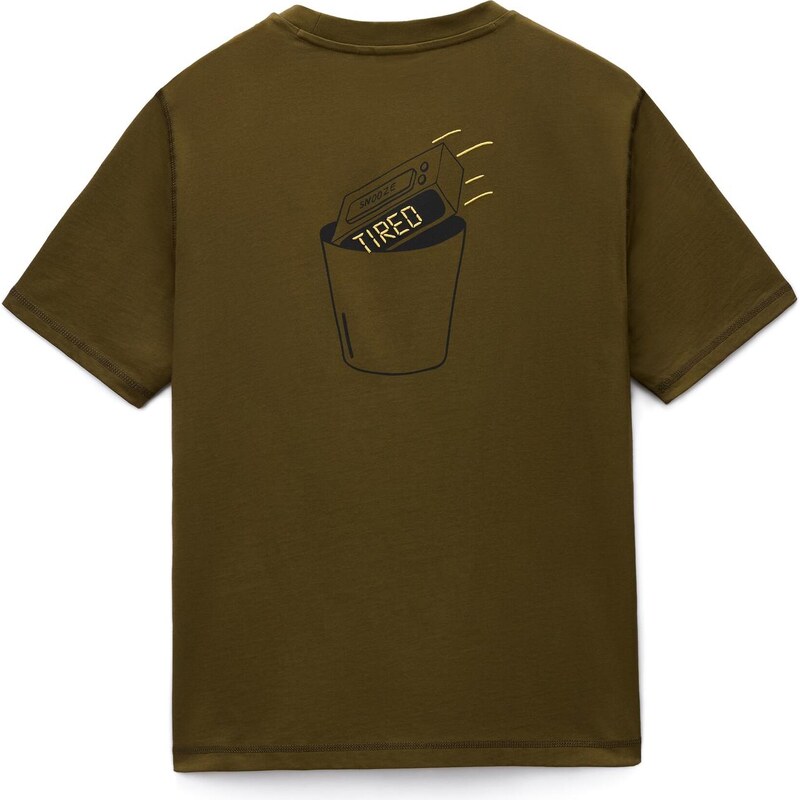 NAPAPIJRI Tričko Sol svetložltá / olivová / čierna 67563016