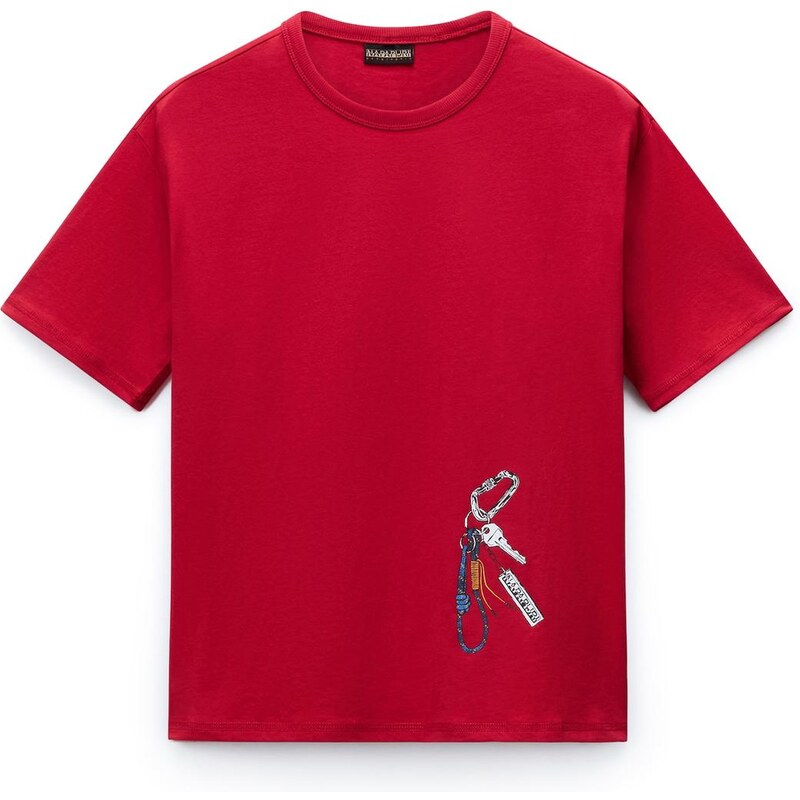 NAPAPIJRI Tričko modrá / žltá / červená / čierna / biela 67563024