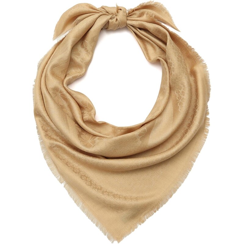 Kate Spade Šál Flower Yarndye béžová 67563032