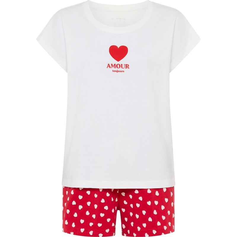 VIVANCE Kraťasy červená / biela 67563065