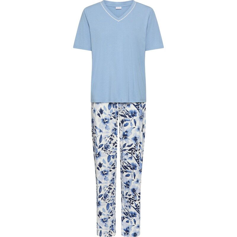 LASCANA Pyžamo modrá / námornícka modrá / nebesky modrá 67563054