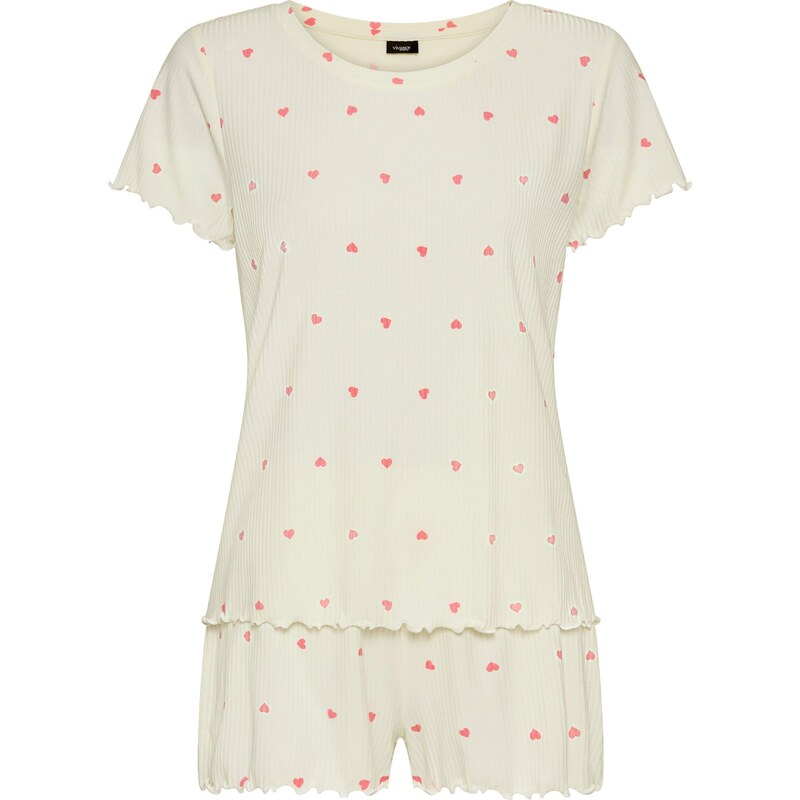 VIVANCE Kraťasy ružová / prírodná biela 67563068