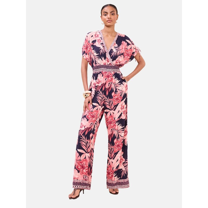 Lipsy Overal indigo / ružová / svetloružová 67563167