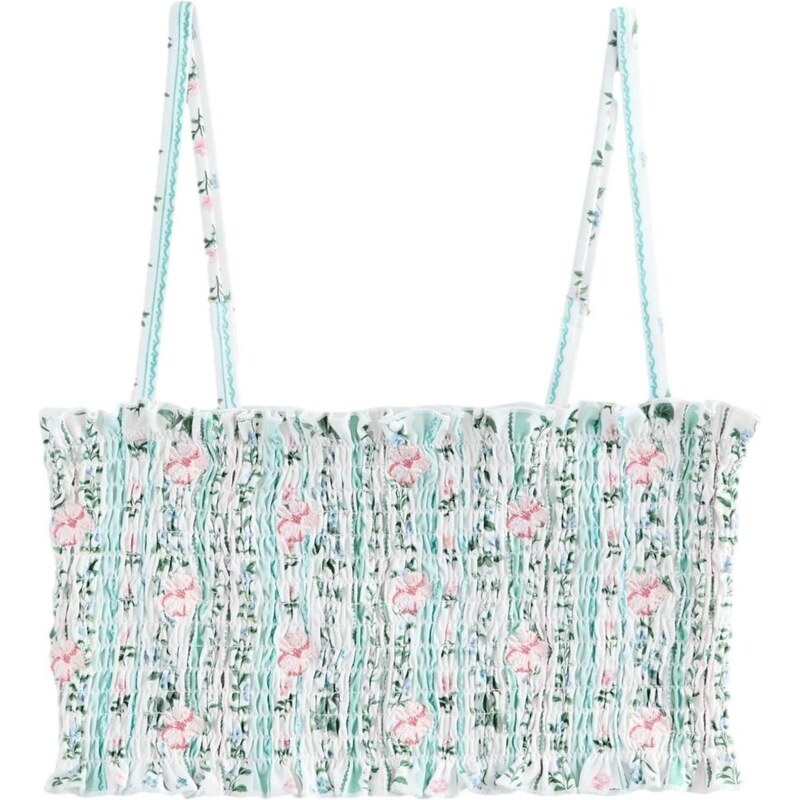 Next Bikinový top svetlomodrá / ružová / biela 67563192