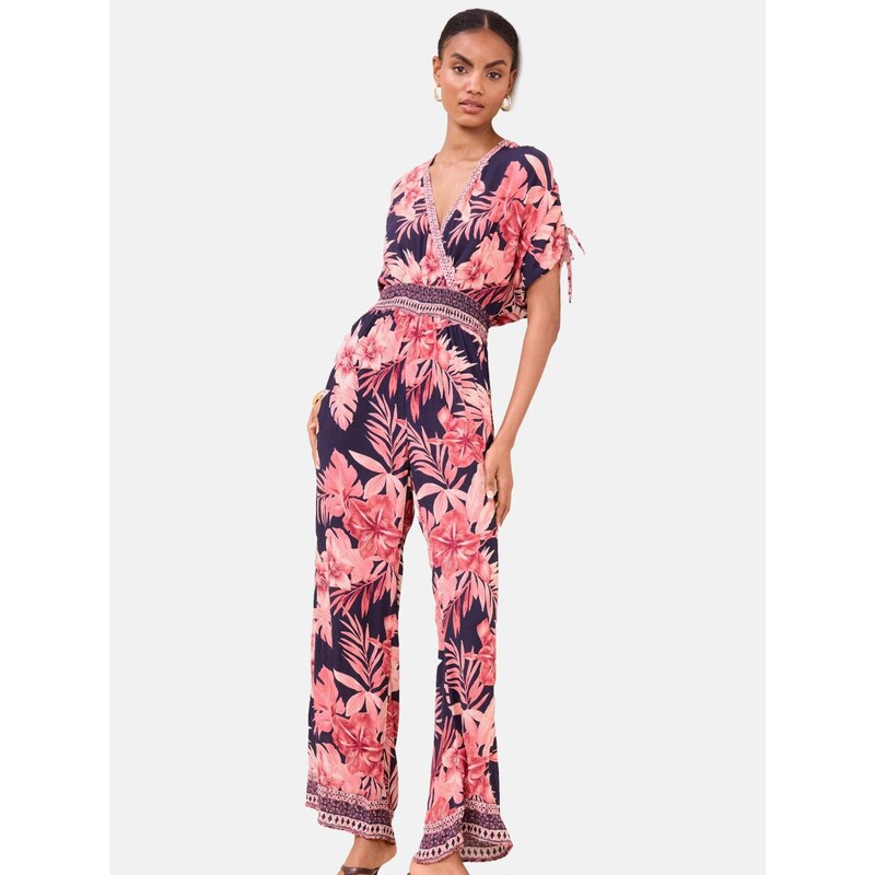 Lipsy Overal námornícka modrá / purpurová / staroružová / pastelovo 67563186