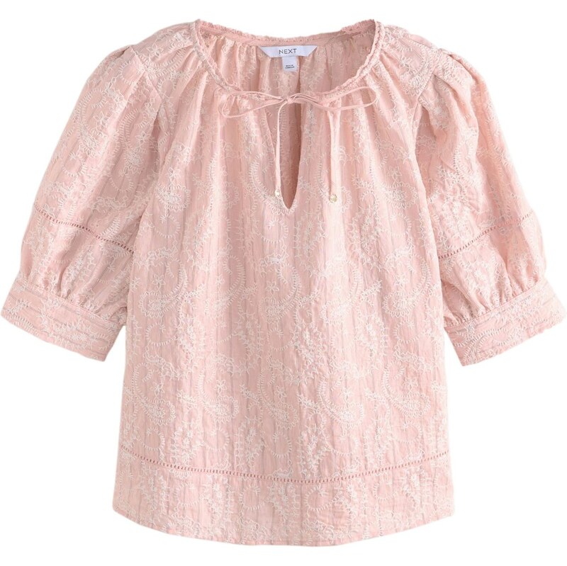 Next Blúzka ružová / biela 67563238