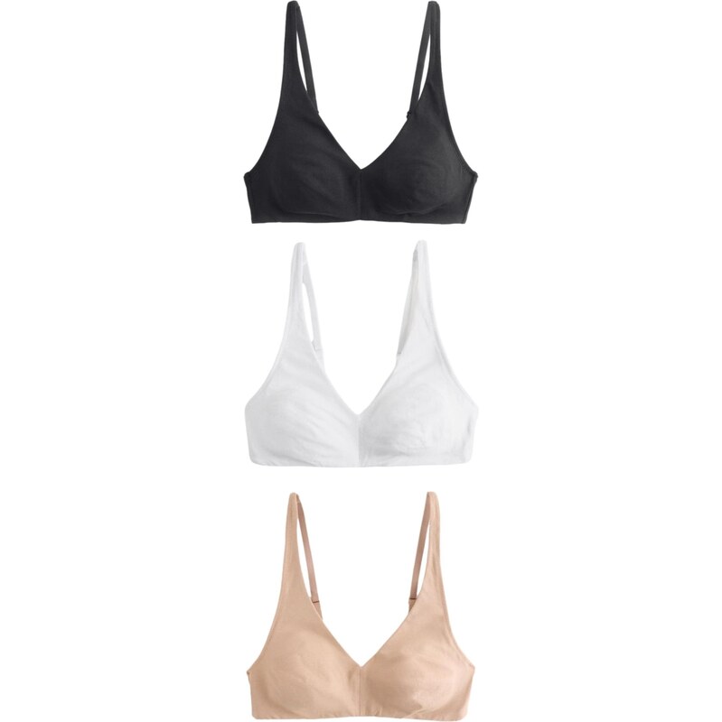 Next Podprsenka telová / čierna / biela 67563240