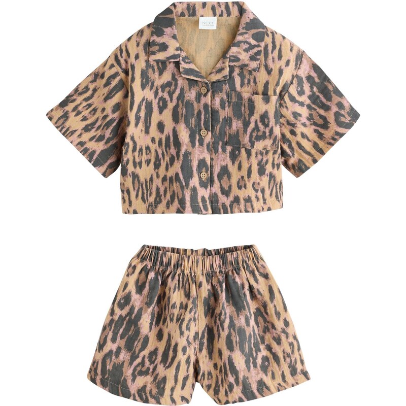 Next Set kapučíno / fialová / čierna 67563220