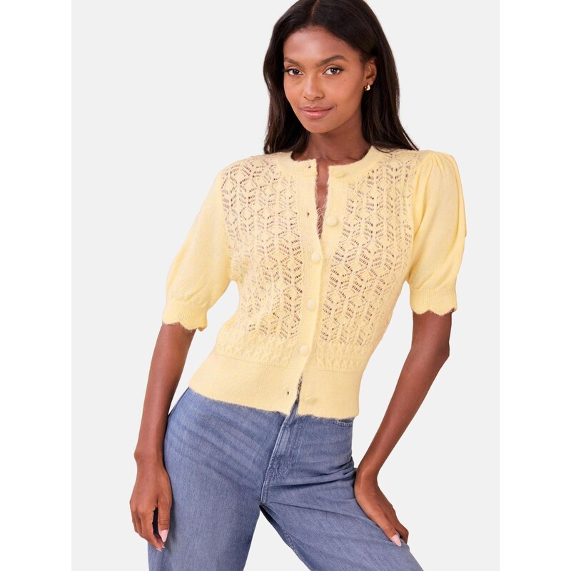 Lipsy Kardigán žltá 67563229
