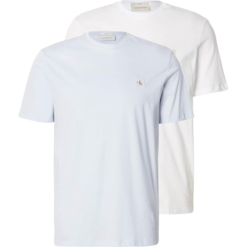 Calvin Klein Jeans Tričko svetlomodrá / biela 67563271