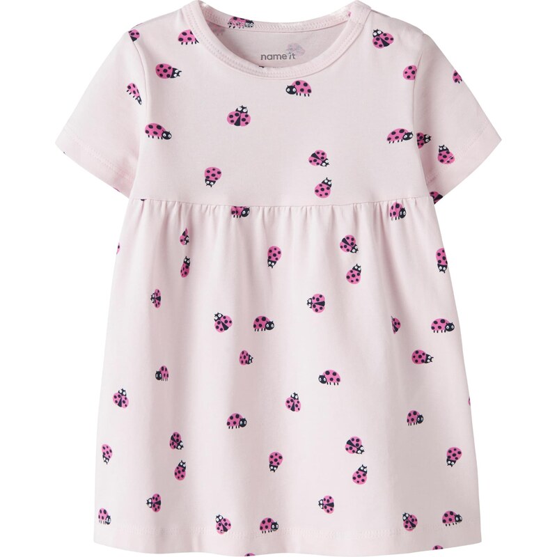 NAME IT Šaty NBFVANDORA orgovánová / ružová / čierna 67563282