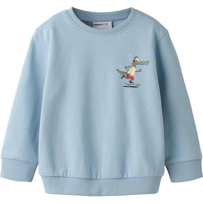 NAME IT Mikina NMMVALEXANDER krémová / svetlomodrá / olivová / 67563303