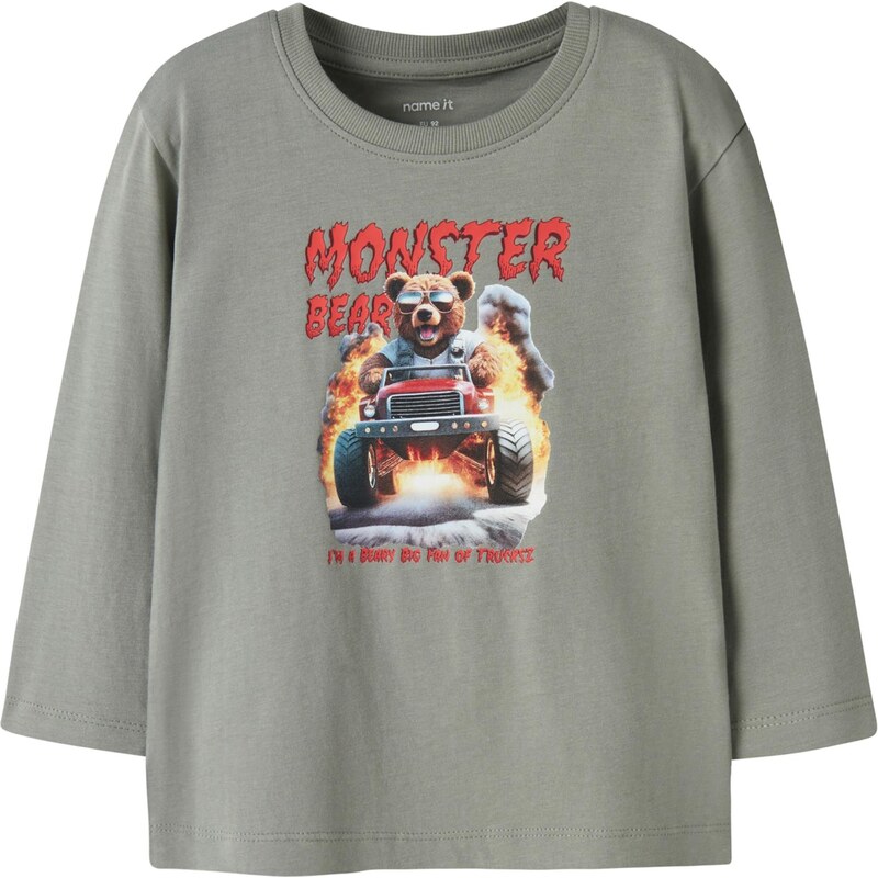 NAME IT Tričko NMMVOTO tmavožltá / sivá / červená / čierna 67563308