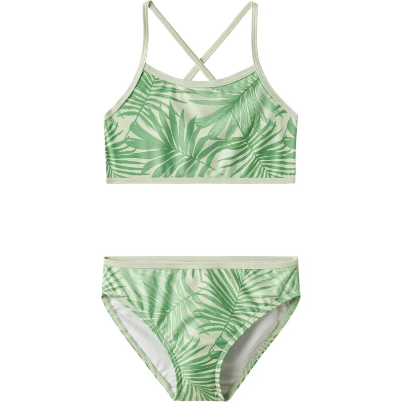 NAME IT Bikiny NKFZIZLA zelená / svetlozelená 67563334