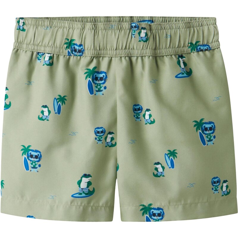 NAME IT Plavecké šortky NMMZAKA modrá / svetlomodrá / svetlozelená / 67563330