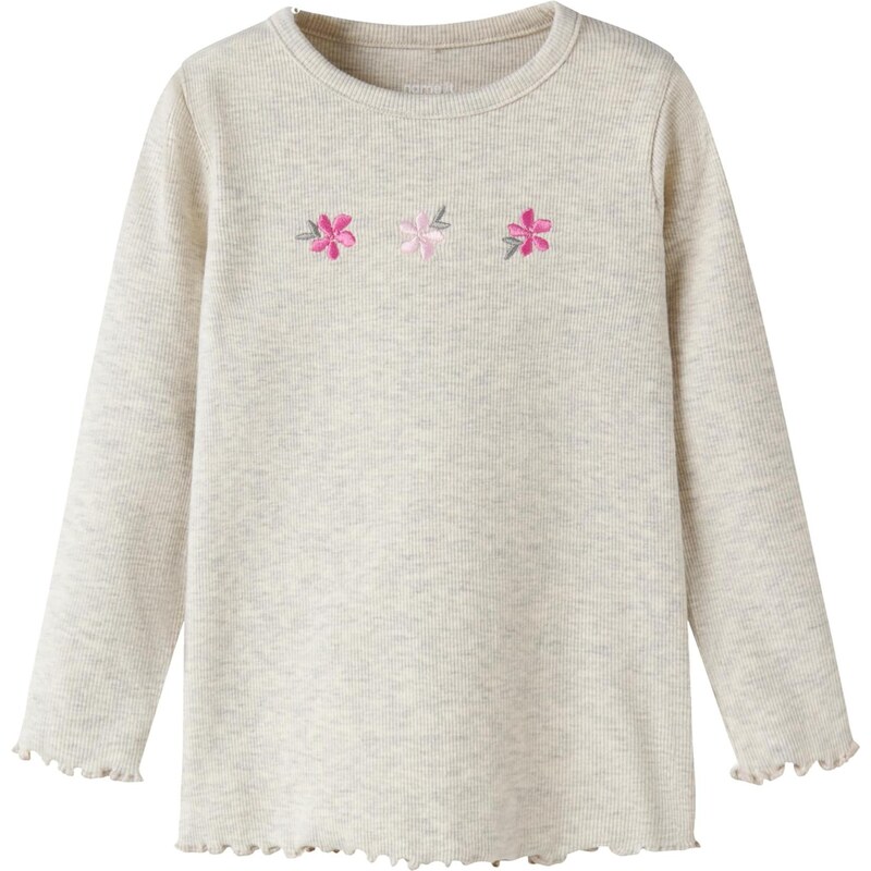 NAME IT Tričko NMFDARI sivobéžová / pastelovo zelená / ružová / ružová 67563376