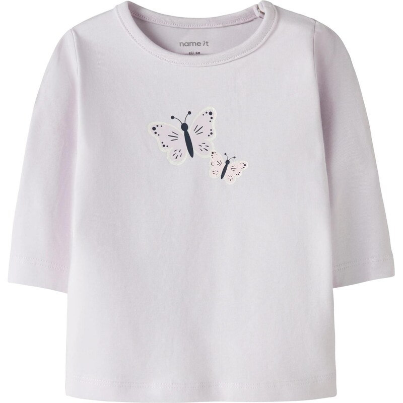 NAME IT Tričko NBFVUBIE farba ťavej srsti / levanduľová / čierna 67563355