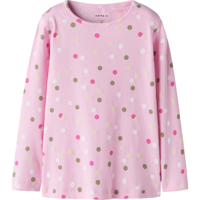 NAME IT Tričko NMFDOTTIA pastelovo žltá / zelená / ružová / ružová / 67563356