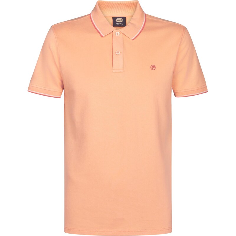 Petrol Industries Tričko Wave pastelovo oranžová / pitaya / biela 67563406