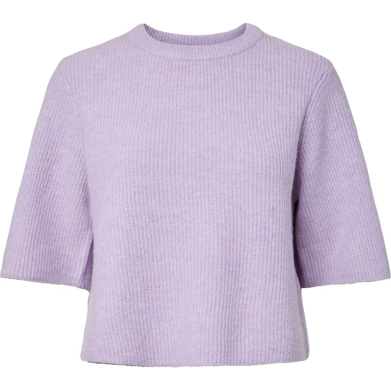 PIECES Sveter PCSILLY pastelovo fialová 67563432