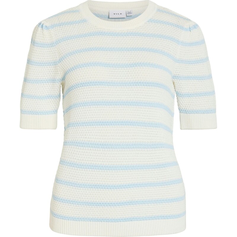 VILA Sveter VIDalo svetlomodrá / biela 67563431