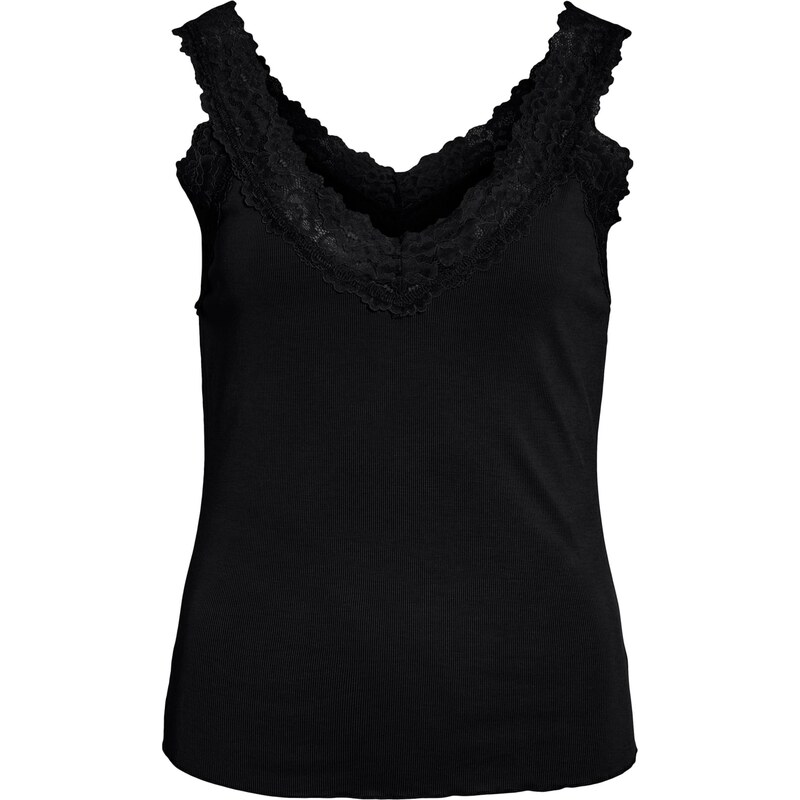 VILA Top VISIA čierna 67563435