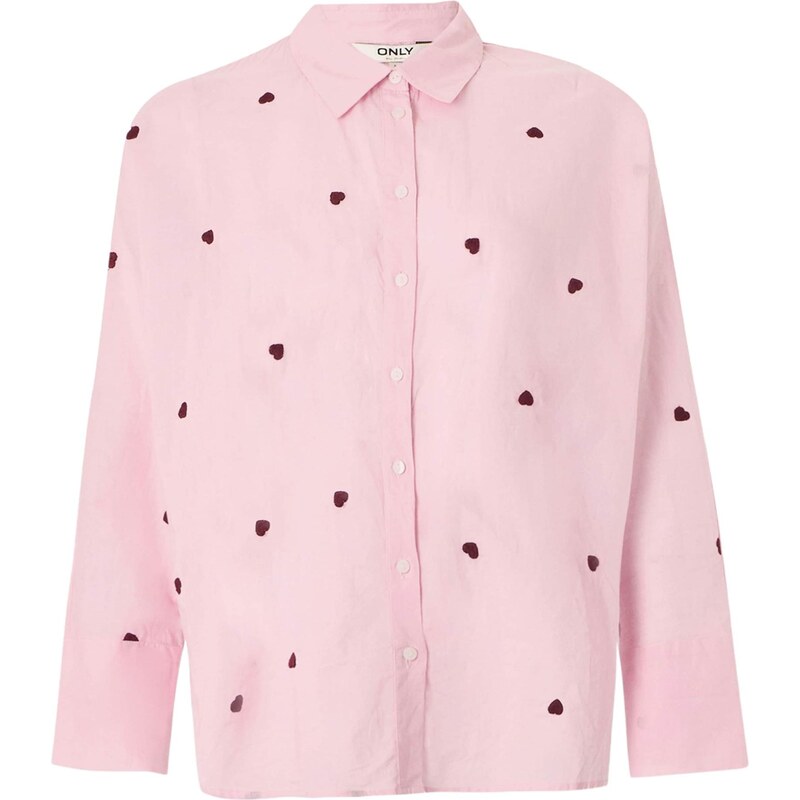 ONLY Blúzka ONLNEW LINA ružová / červená 67563519