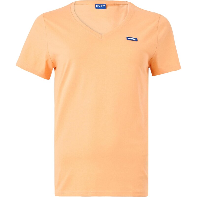 HUGO Tričko Classic pastelovo oranžová 67563531