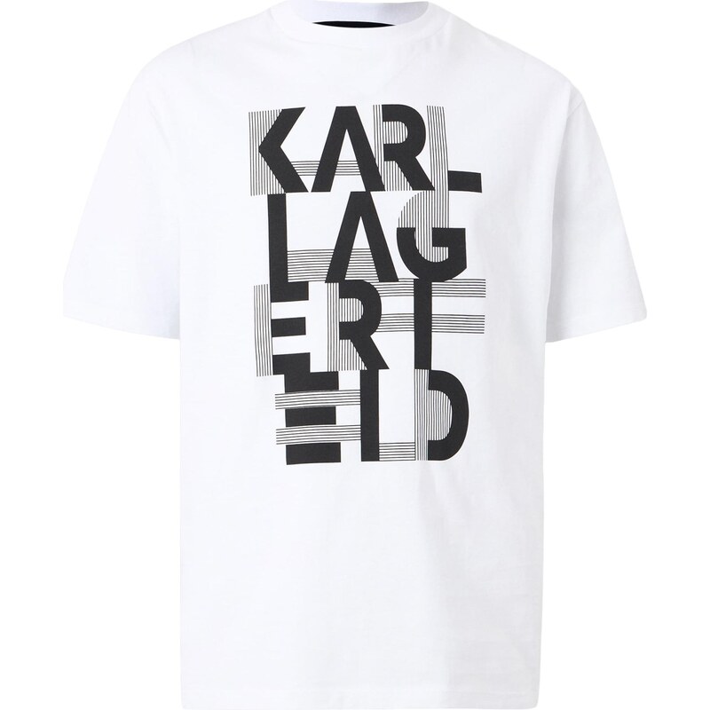 Karl Lagerfeld Tričko čierna / biela 67563548