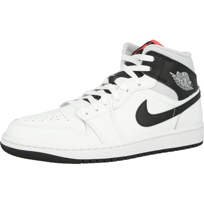 Jordan Členkové tenisky AIR JORDAN 1 svetlosivá / neónovo oranžová / 67563600