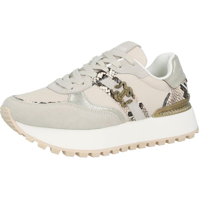 Just Cavalli Nízke tenisky FONDO JYCCY krémová / piesková / hnedá / 67563560