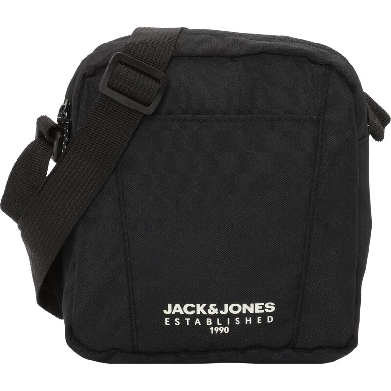 JACK & JONES Taška cez rameno JACWYATT čierna / biela 67563573