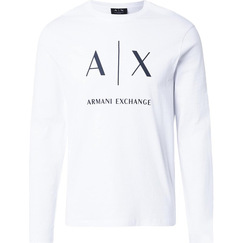 ARMANI EXCHANGE Tričko čierna / biela 67563593
